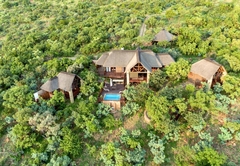 Arial view of Warthog Lodge
