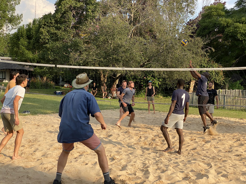 Waterberg Cottages volleyball a challenge for all ages