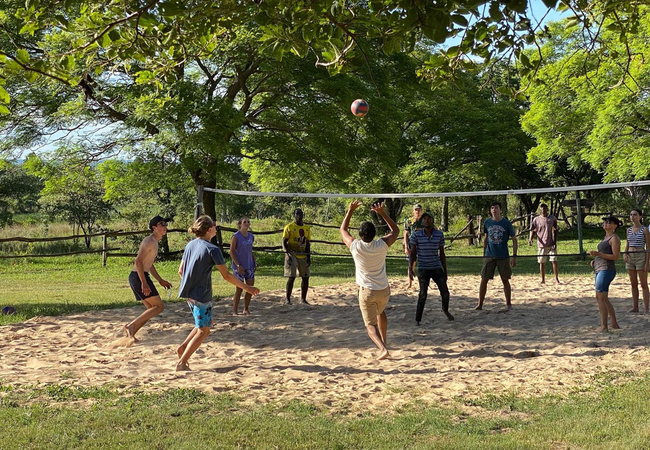 Waterberg Cottages volleyball fun