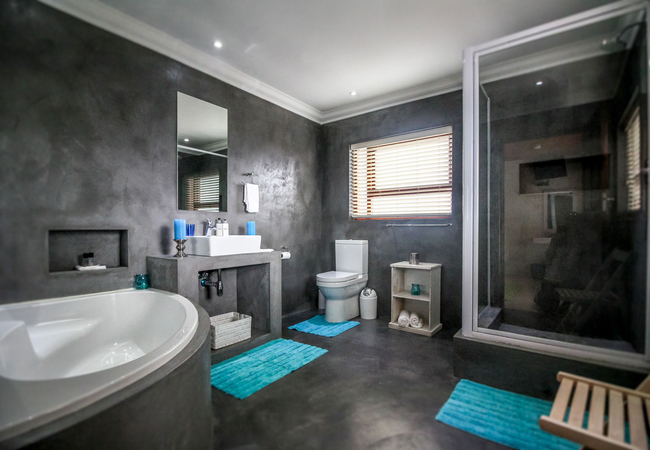 Leopards lair spaces en-suite bathroom